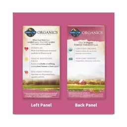 Organics Women’s 40+, Whole Food Multivitamin