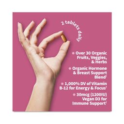 Organics Women’s 40+, Whole Food Multivitamin