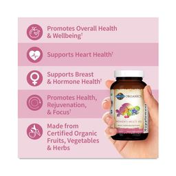 Organics Women’s 40+, Whole Food Multivitamin