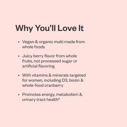 Mykind Organics Women's Gummy Multivitamin, Berry