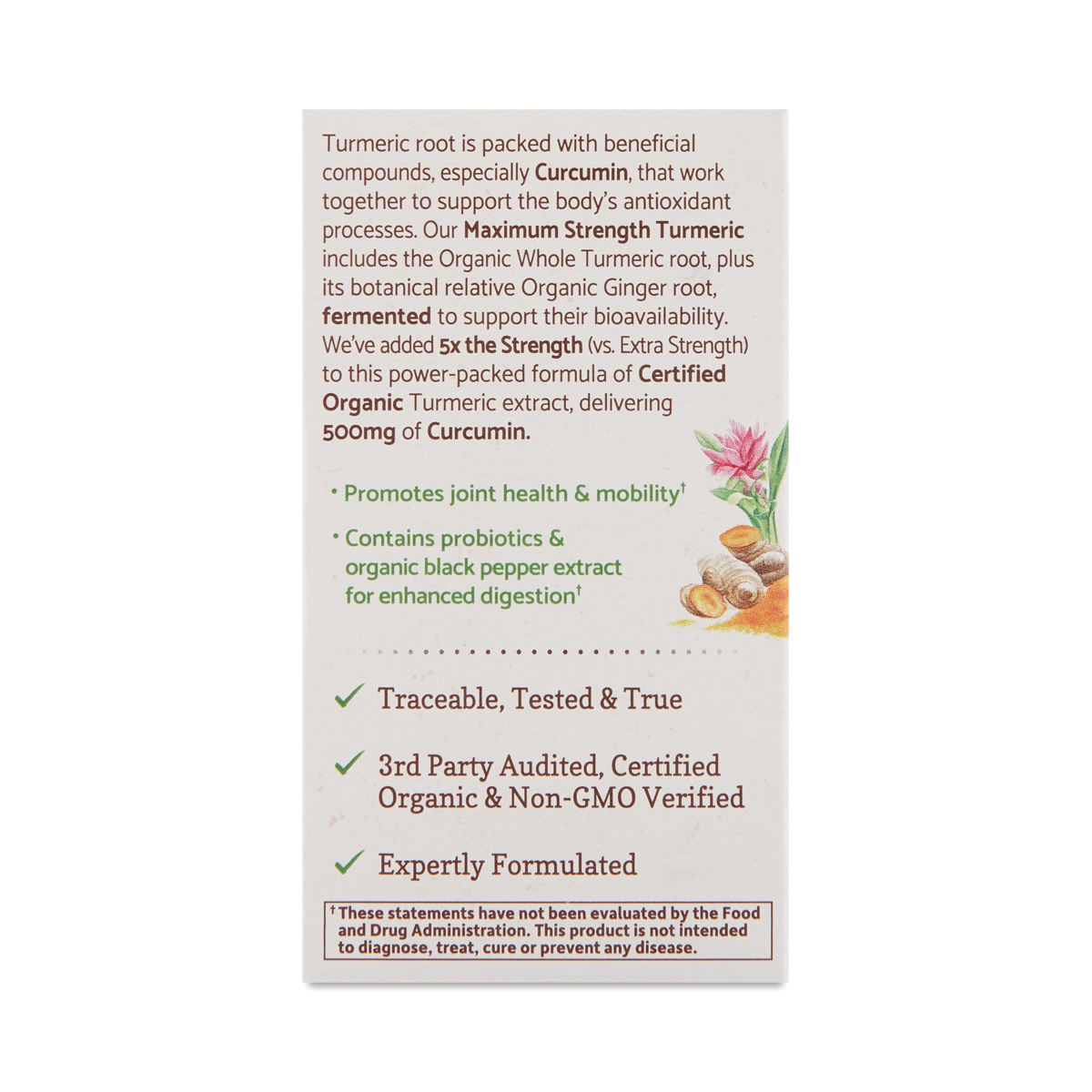 Garden of Life mykind Organics Maximum Strength Turmeric Joints