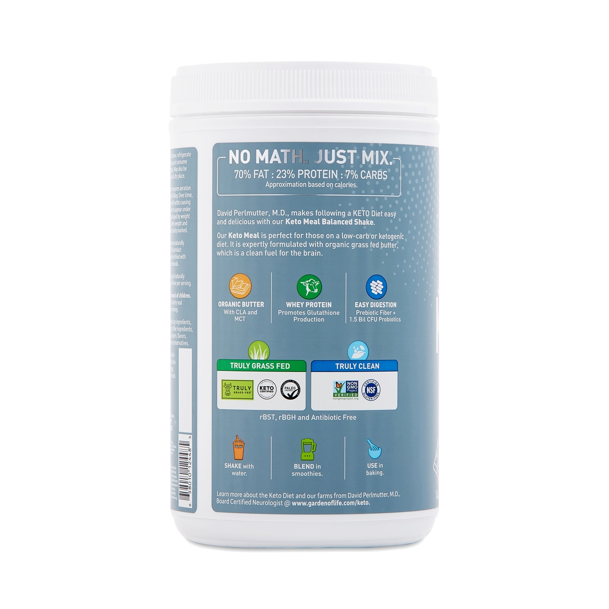 Garden of Life Dr. Formulated Keto Meal, Chocolate Thrive Market