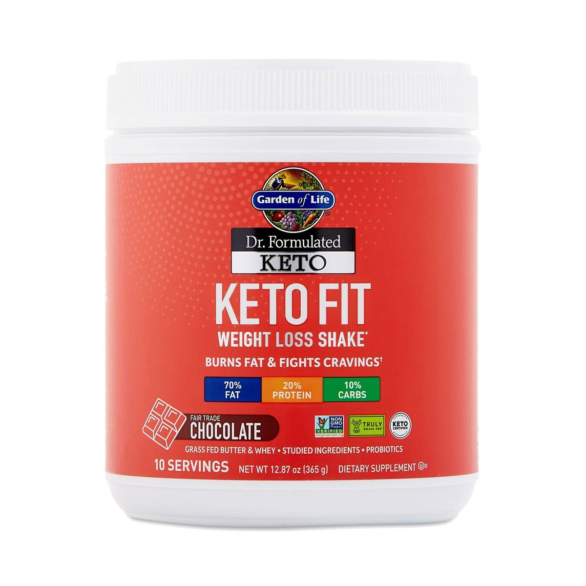 Garden of Life Dr. Formulated Keto Fit, Chocolate Thrive