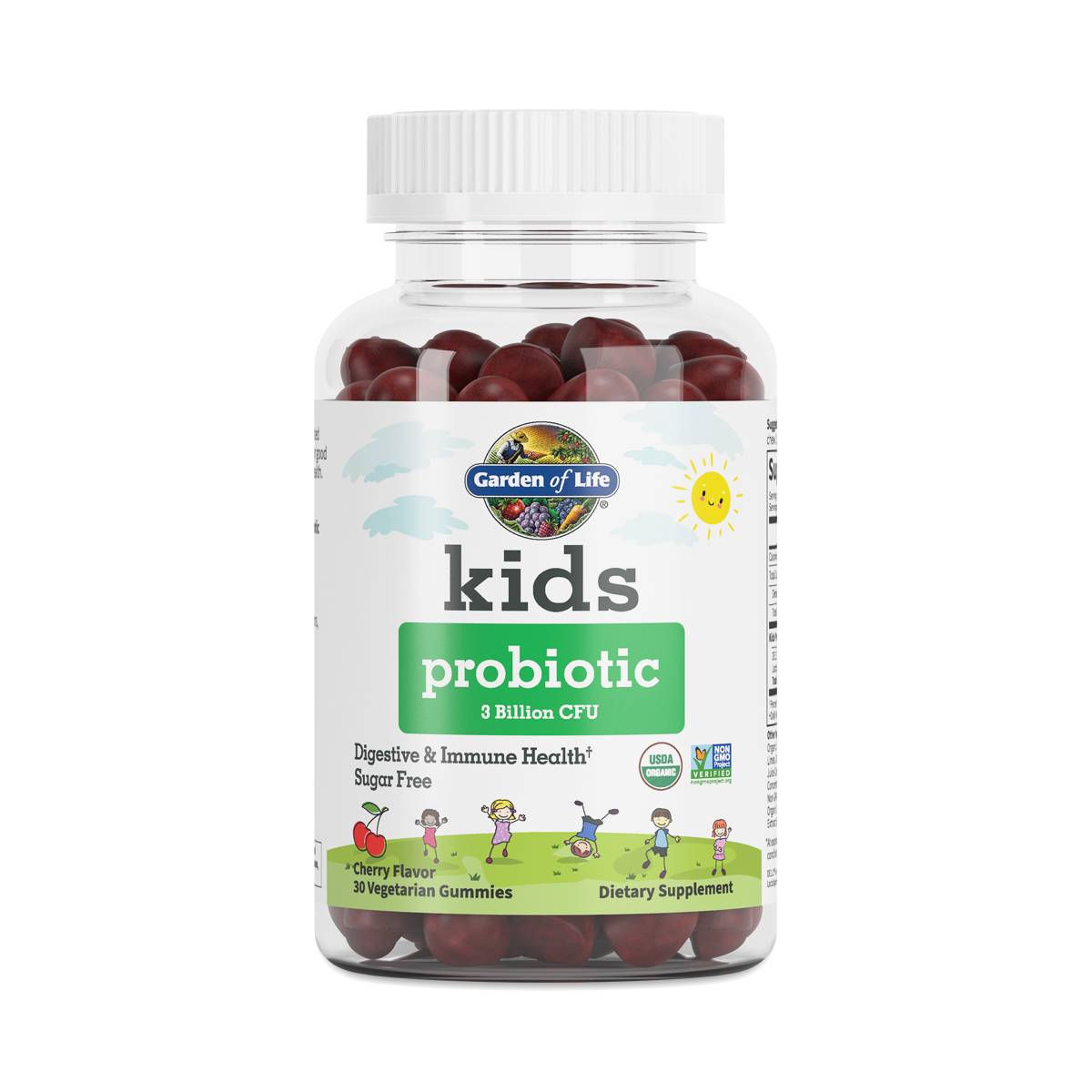 Kids Probiotic Gummies, Cherry