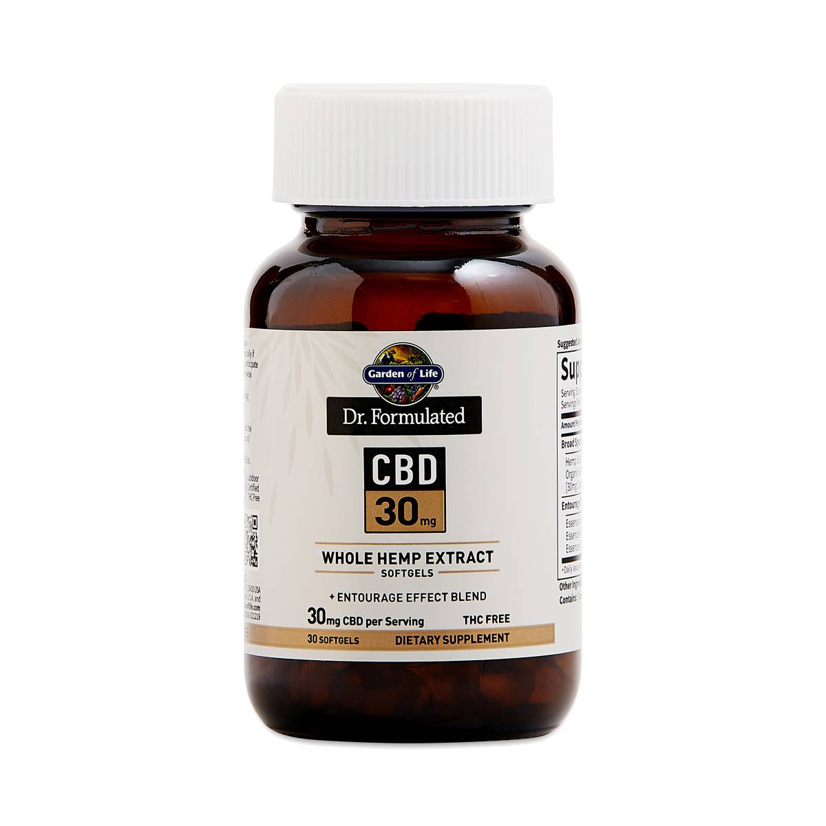 Garden of Life Dr. Formulated CBD Softgels, 30mg Thrive