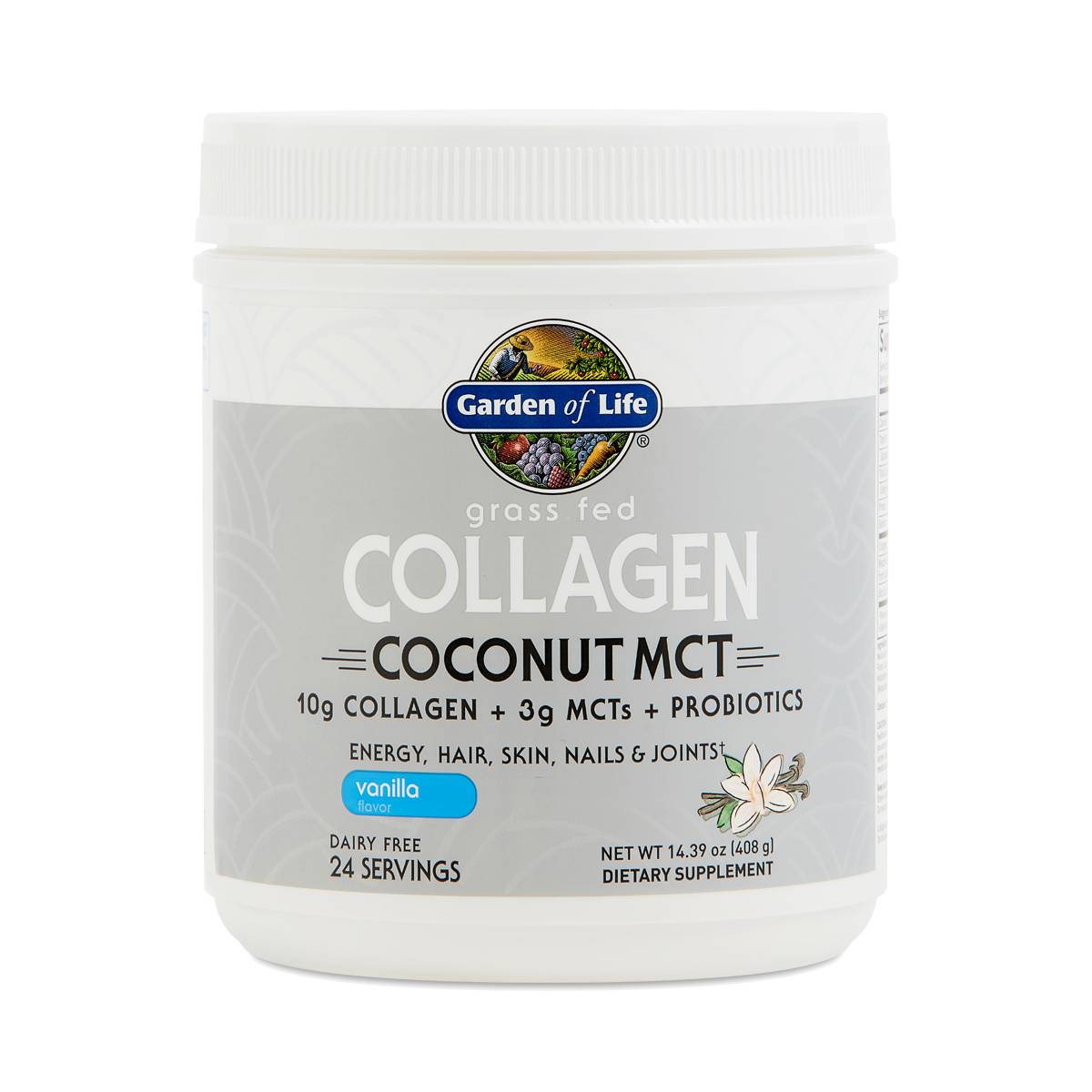 Garden of Life Collagen Coconut MCT, Vanilla Thrive Market