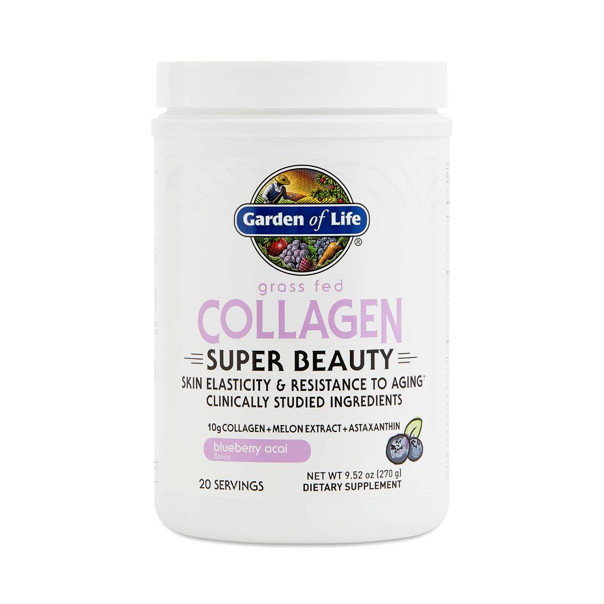 Garden of Life Collagen Super Beauty, Blueberry Acai - Thrive Market