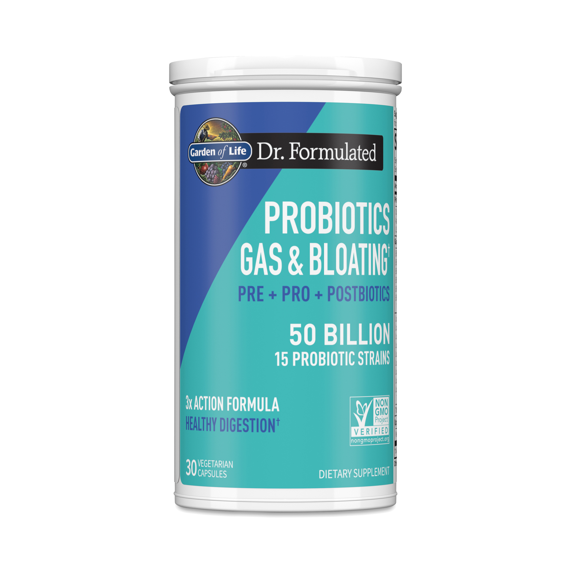 Garden of Life Dr. Formulated Probiotic Gas + Bloating Pre+Pro