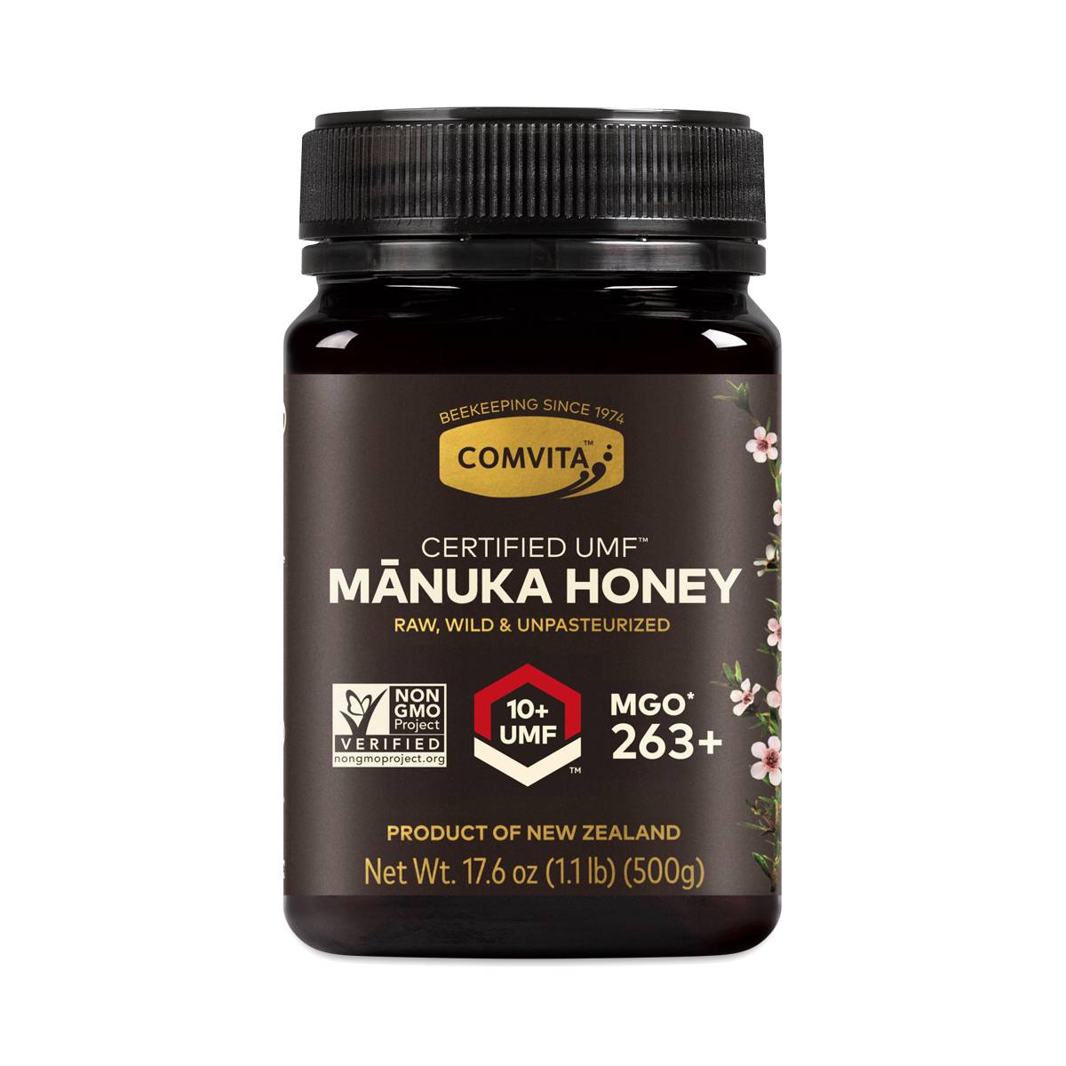 Raw Manuka Honey Certified UMF 10+ (MGO 263+)