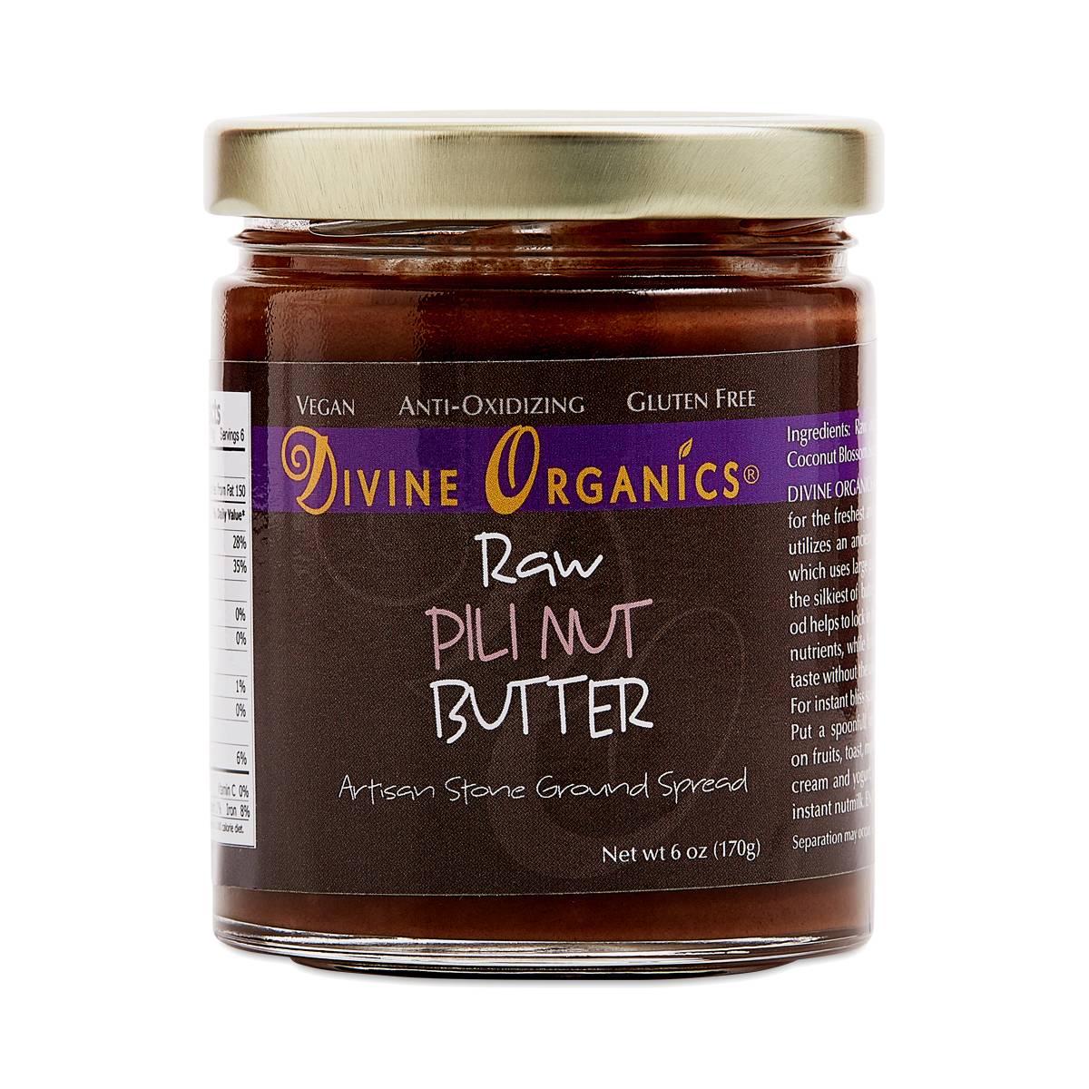 Divine Organics Organic Pili Nut Butter Thrive Market