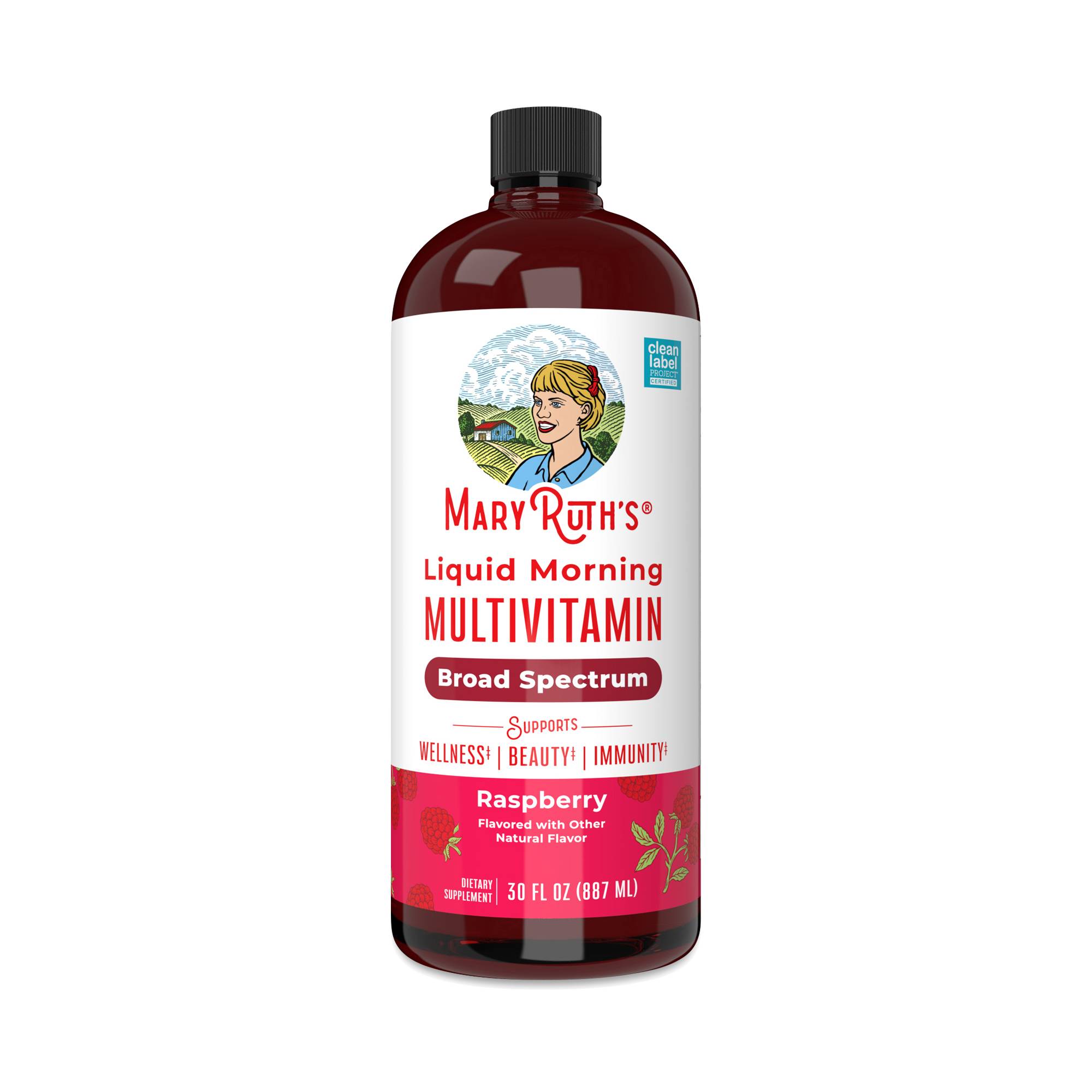 Liquid Morning Multivitamin, Raspberry