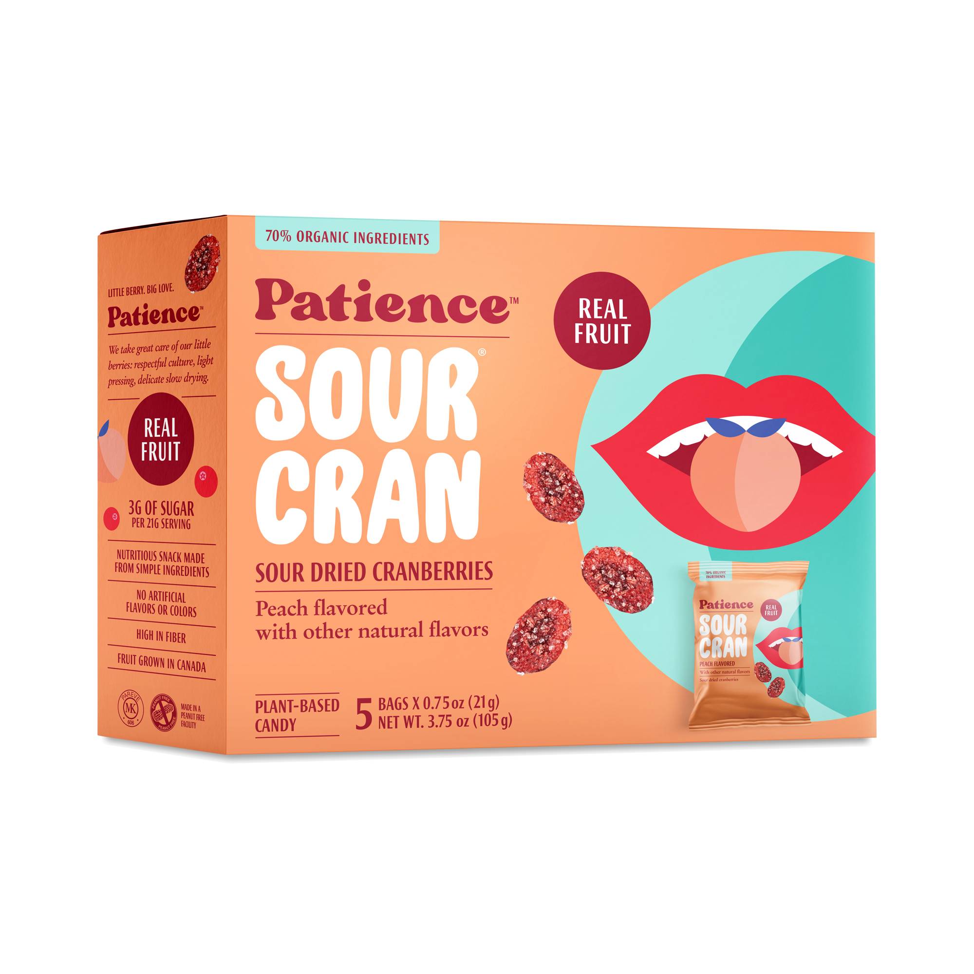 SourCran, Sour Peach, Snack Packs