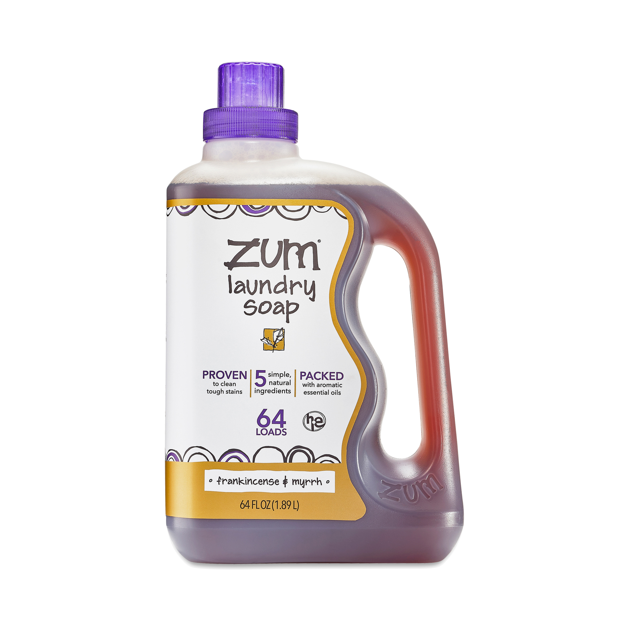 Zum Laundry Soap, Frankincense & Myrrh | Thrive Market