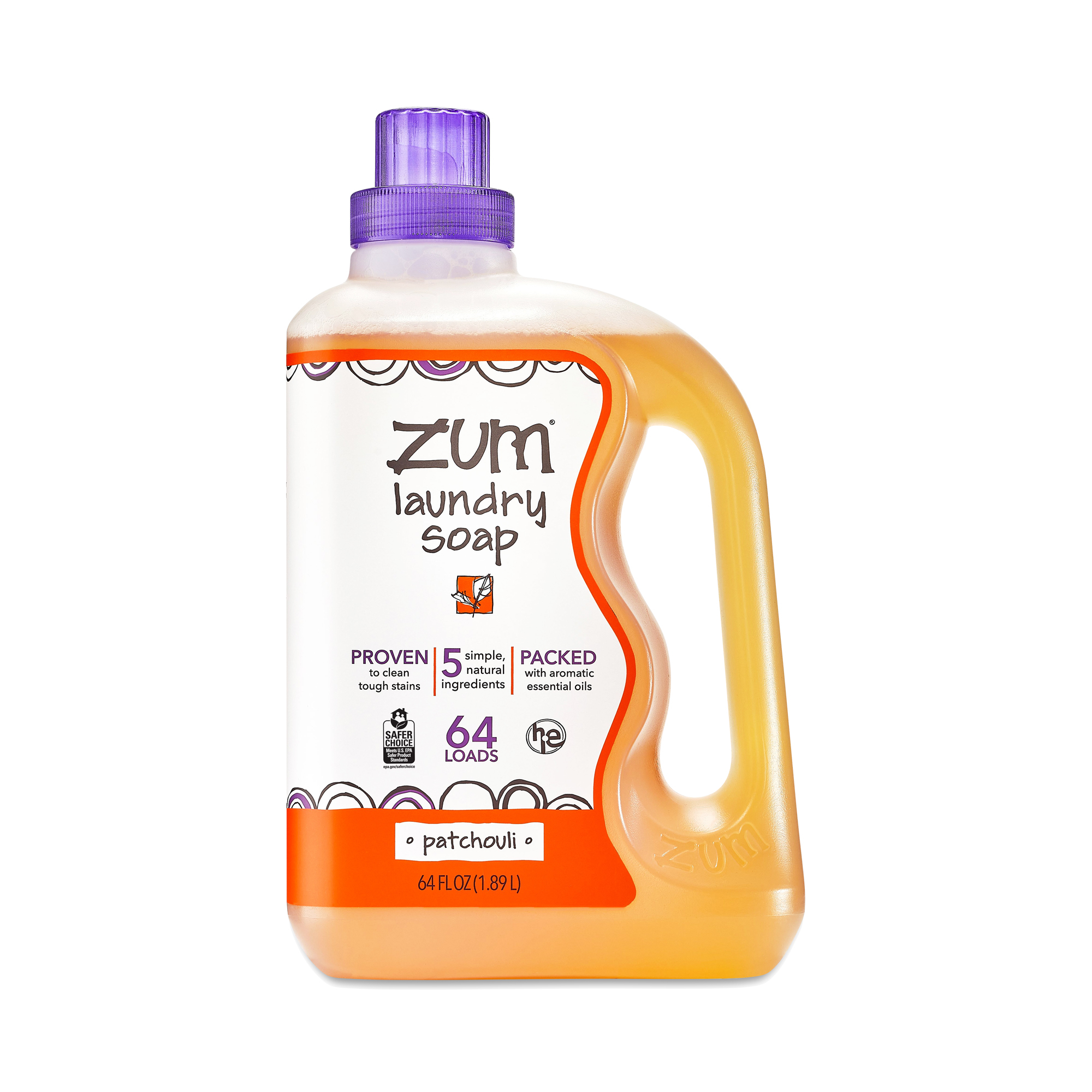 Indigo Wild Zum Clean Laundry Soap, Patchouli Thrive Market