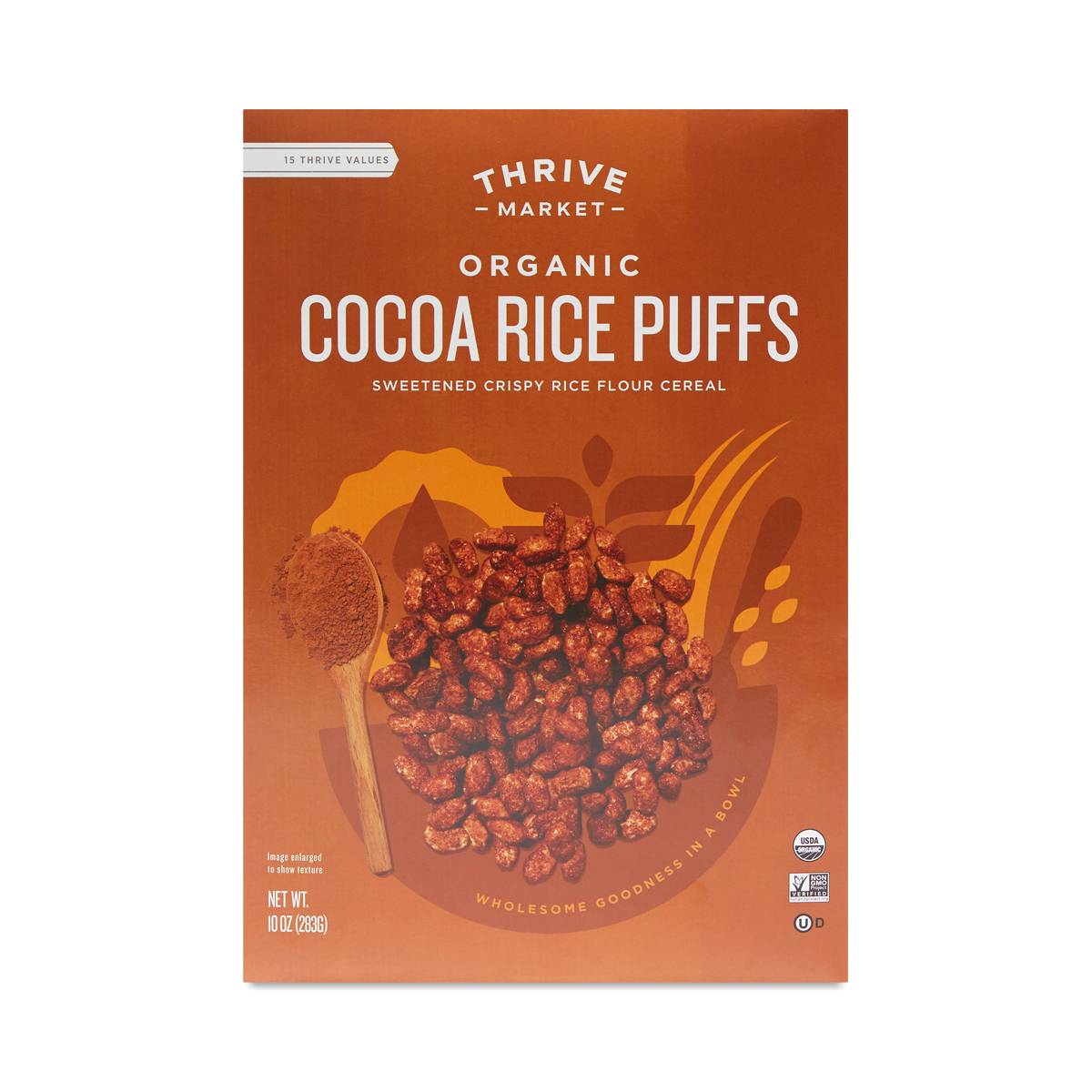 Cocoa Rice Puffs Organic Cereal Thrive Market