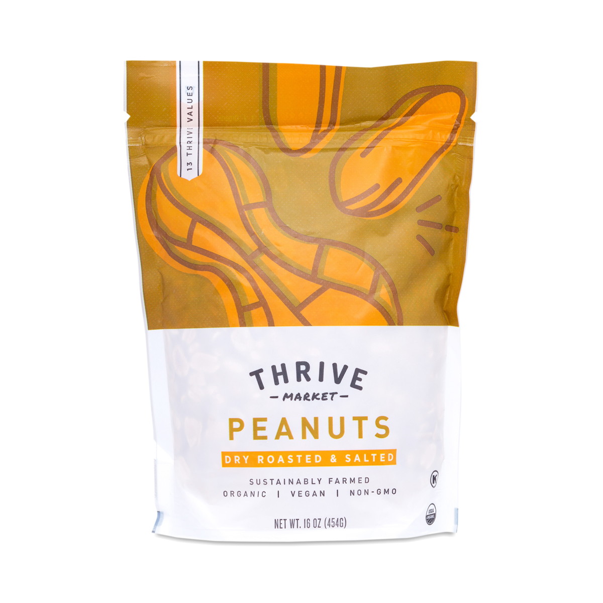 Organic Dry Roasted & Salted Peanuts