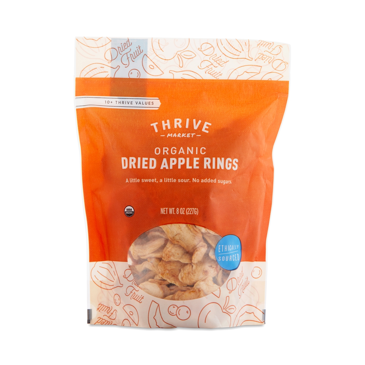 Organic Dried Apple Rings Thrive Market