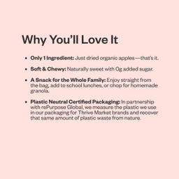 Organic Dried Apple Rings