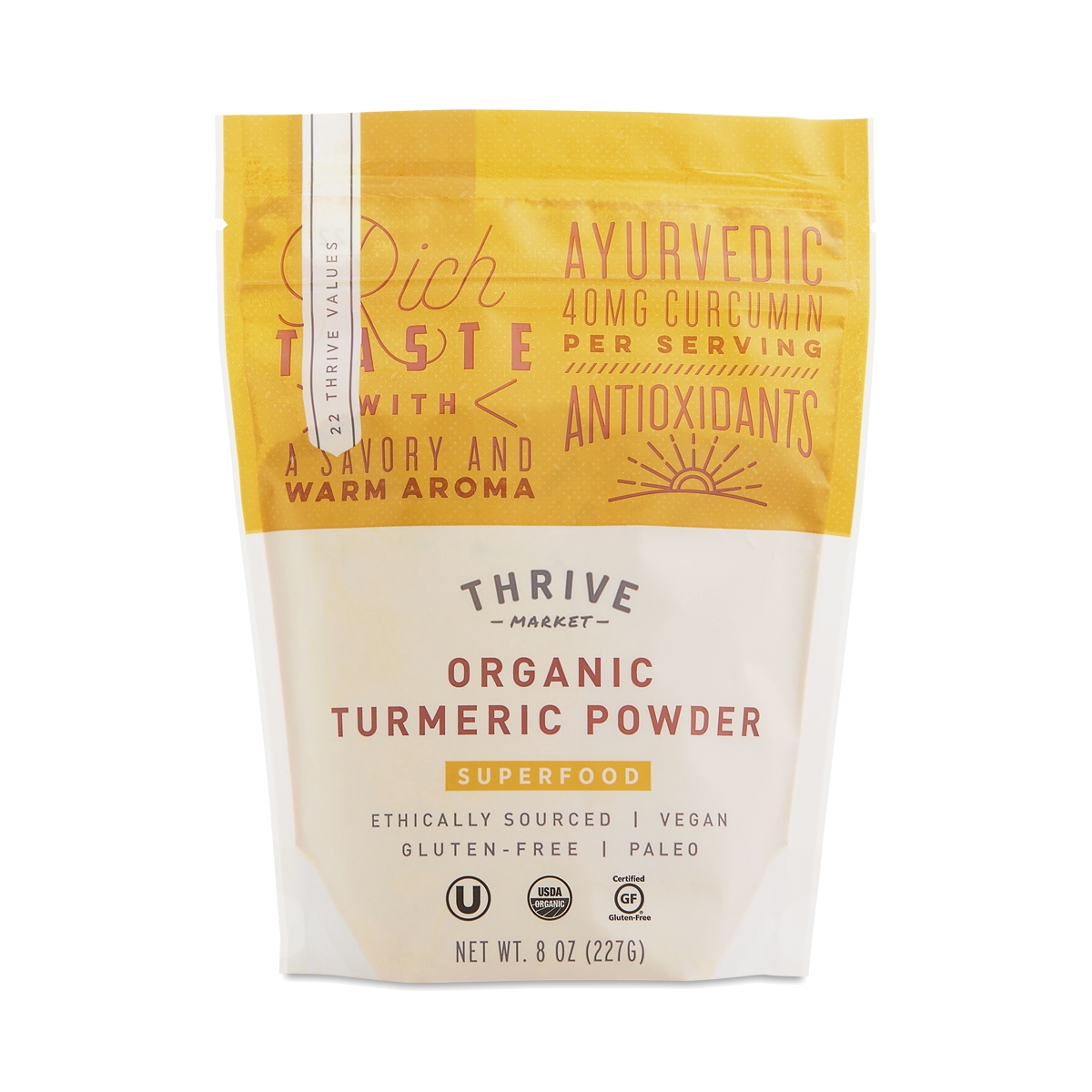 Thrive Market Organic Turmeric Powder 8 oz bag