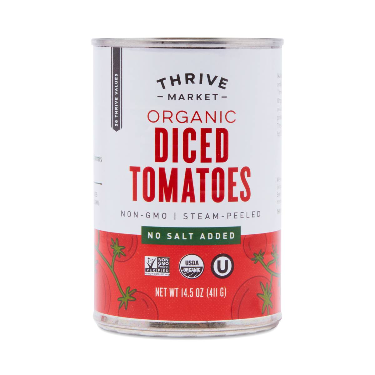 Organic Diced Tomatoes, No Salt Added