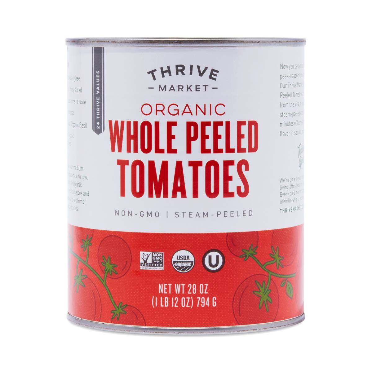 Organic Whole Peeled Tomatoes