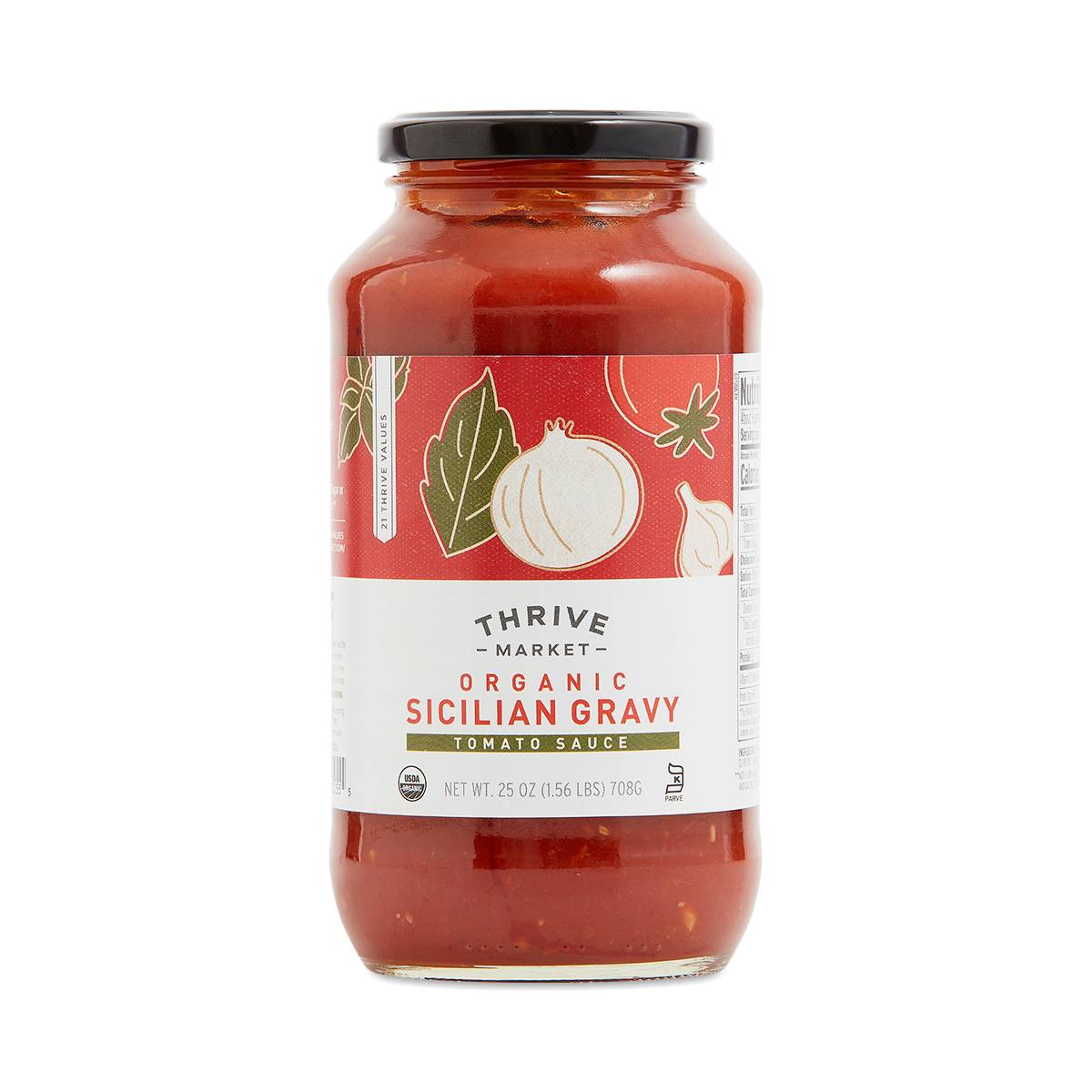 Organic Pasta Sauce, Sicilian Gravy