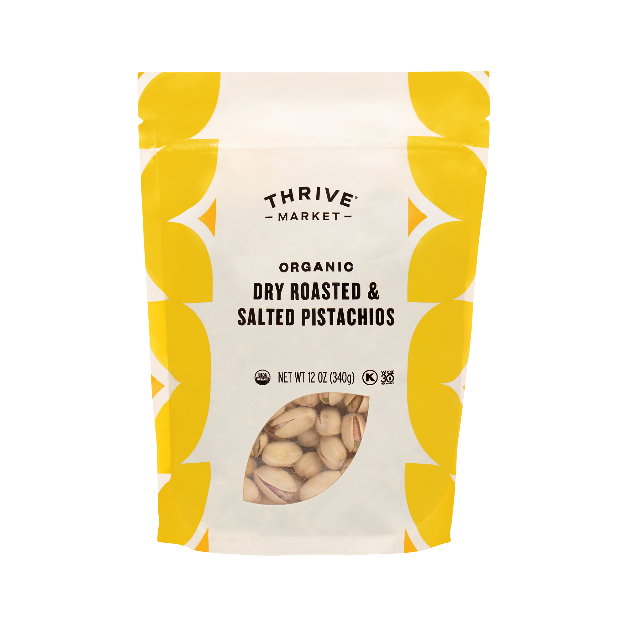 Organic Dry Roasted & Salted Pistachios | Thrive Market