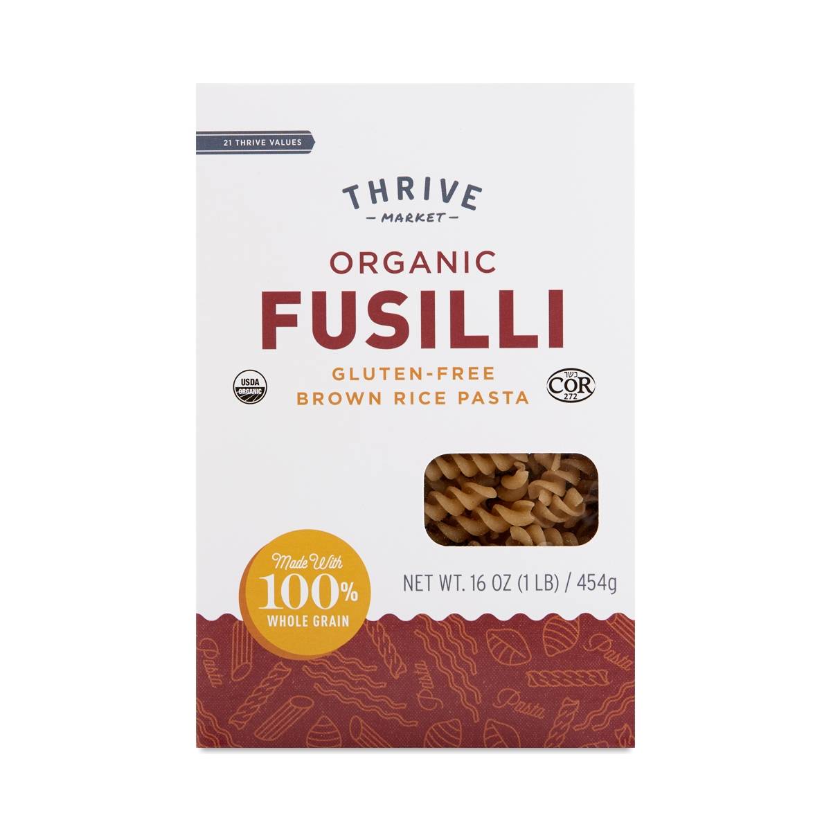 Organic Brown Rice Fusilli