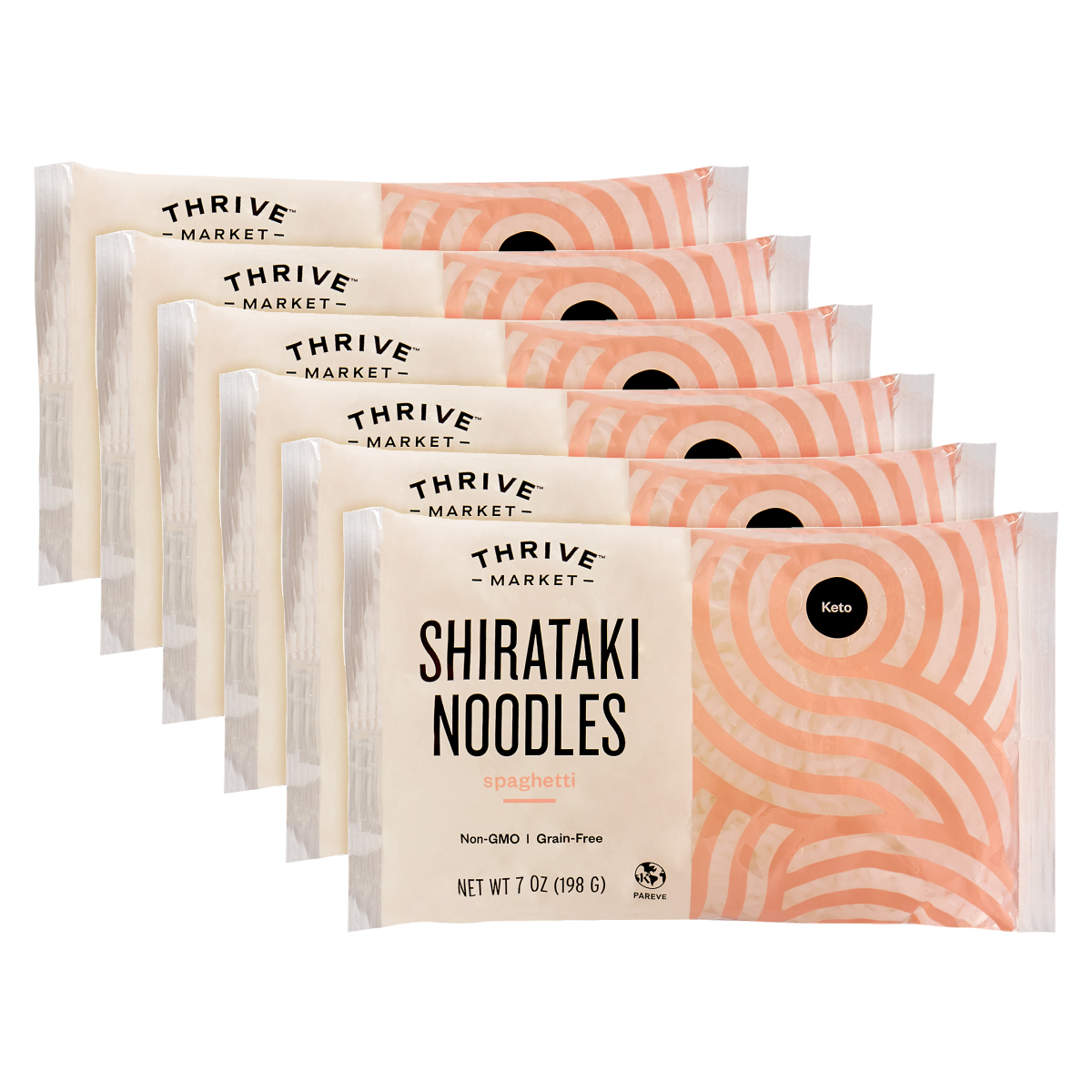 Thrive Market Goods Shirataki Noodles, Spaghetti 6pack Thrive Market