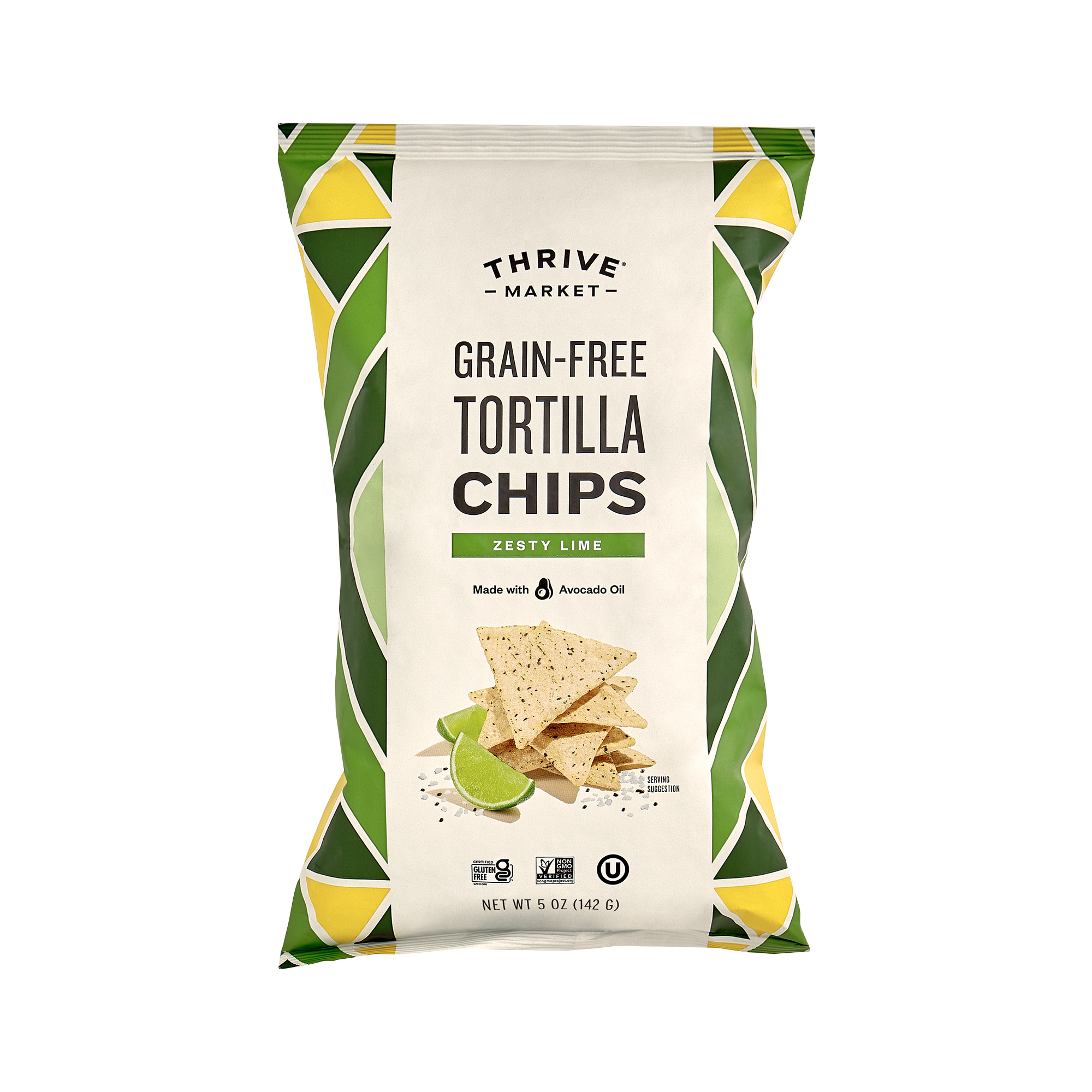 Nacho Grain Free Tortilla Chips 1 oz - 24 bags