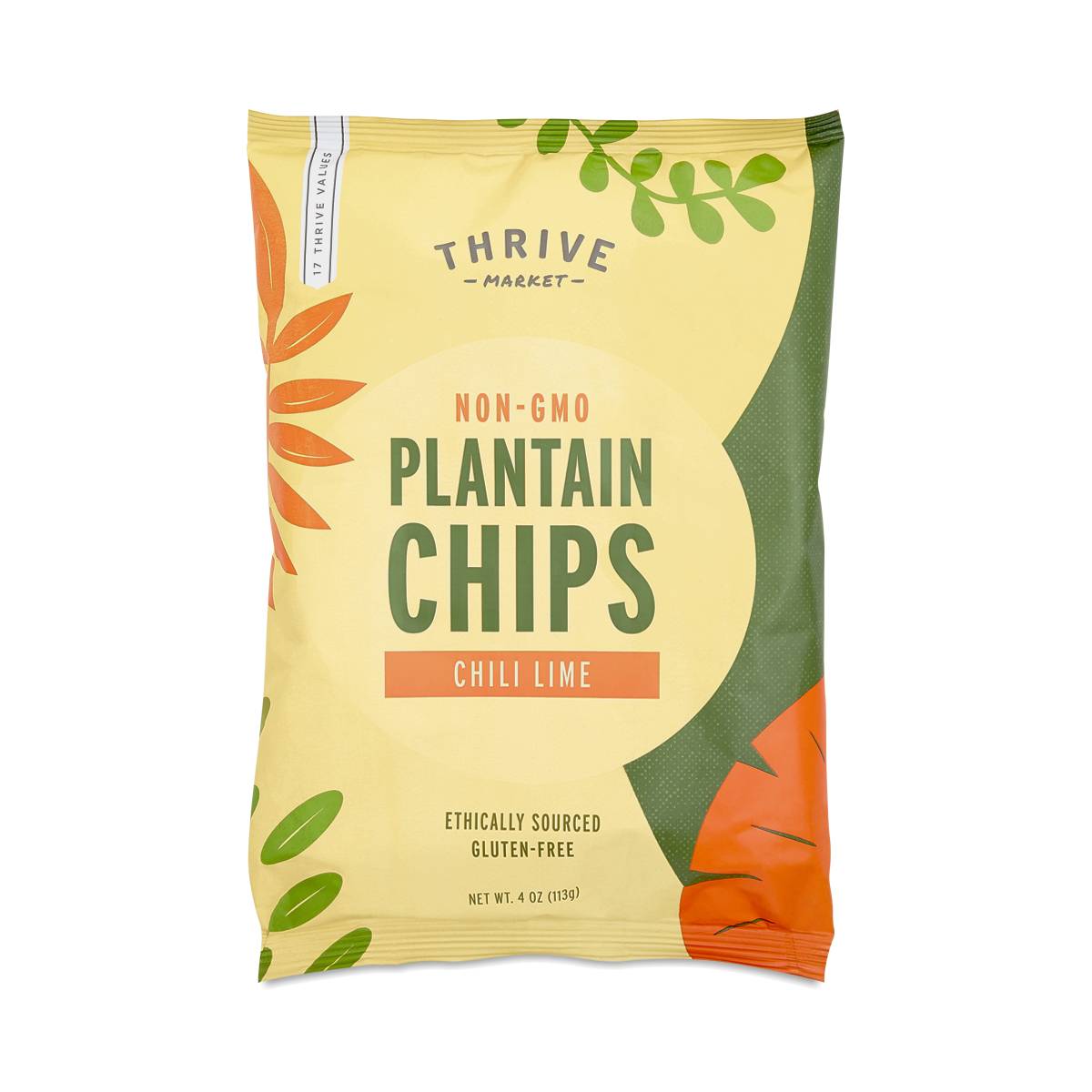 Non-GMO Plantain Chips, Chili Lime