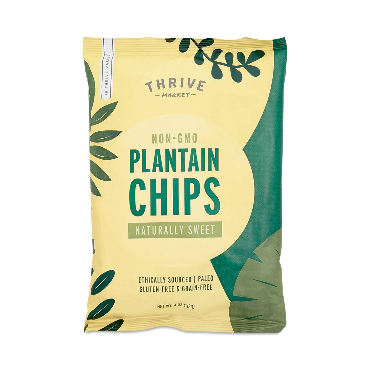 Non-GMO Plantain Chips, Naturally Sweet