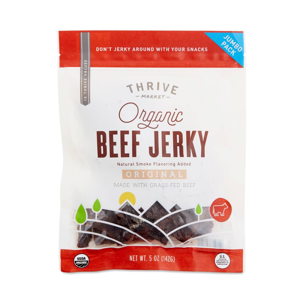 Organic Beef Jerky Jumbo Pack Thrive Market