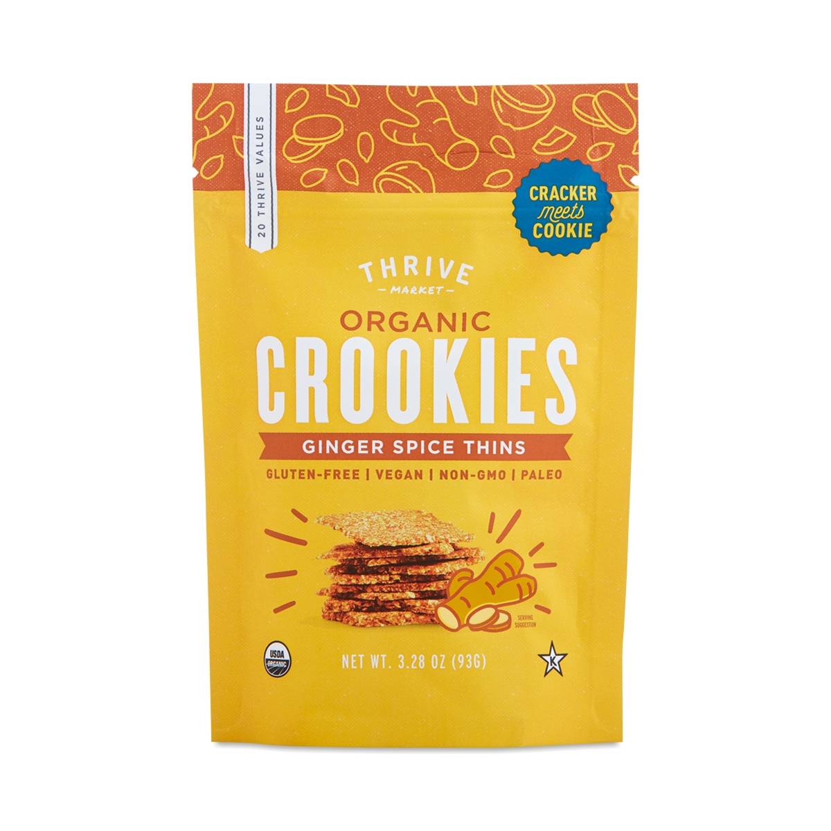 Organic Ginger Spice Crookies Thrive Market