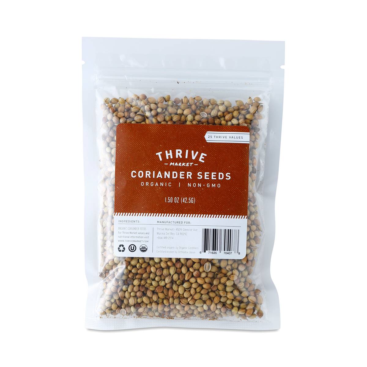 Organic Coriander Seeds