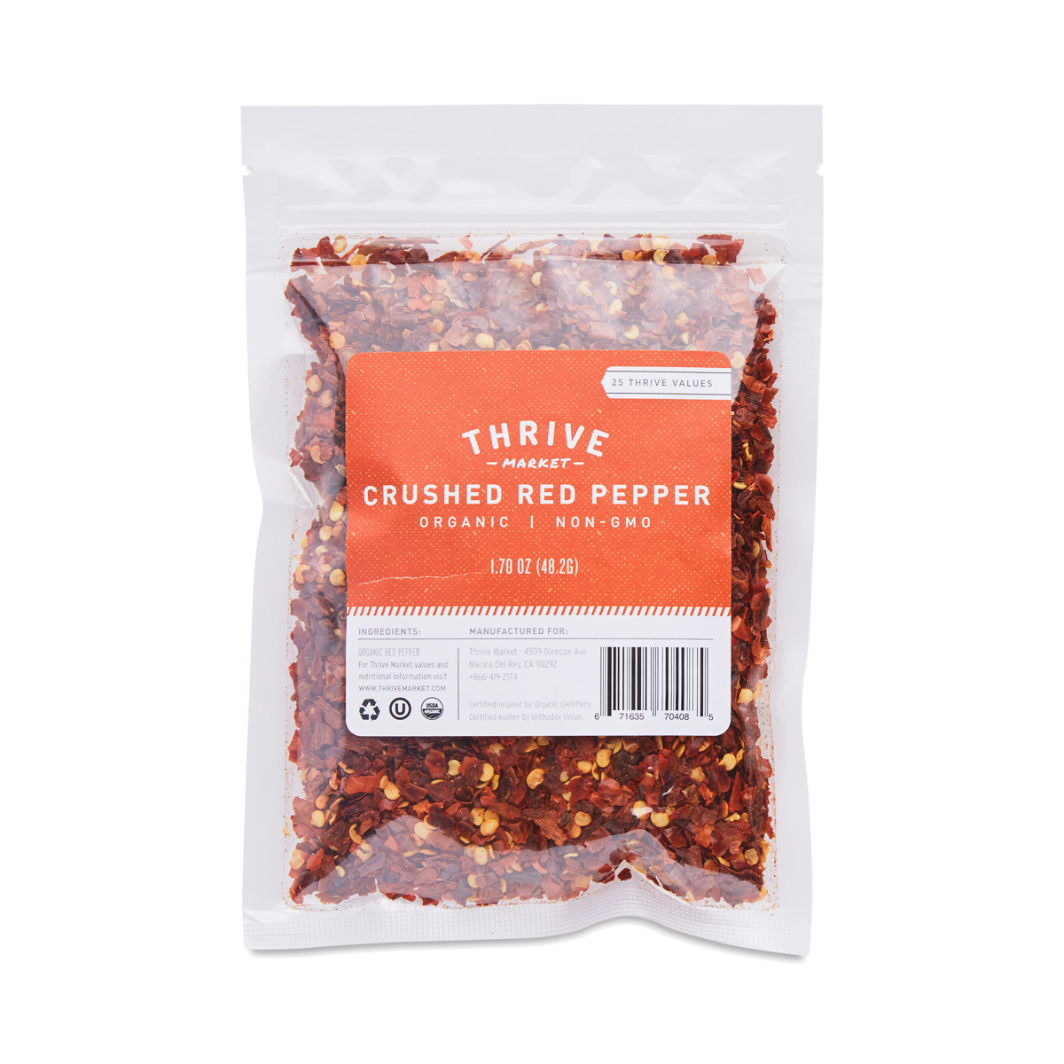 Thrive Market Organic Crushed Red Pepper 1.7 oz pouch