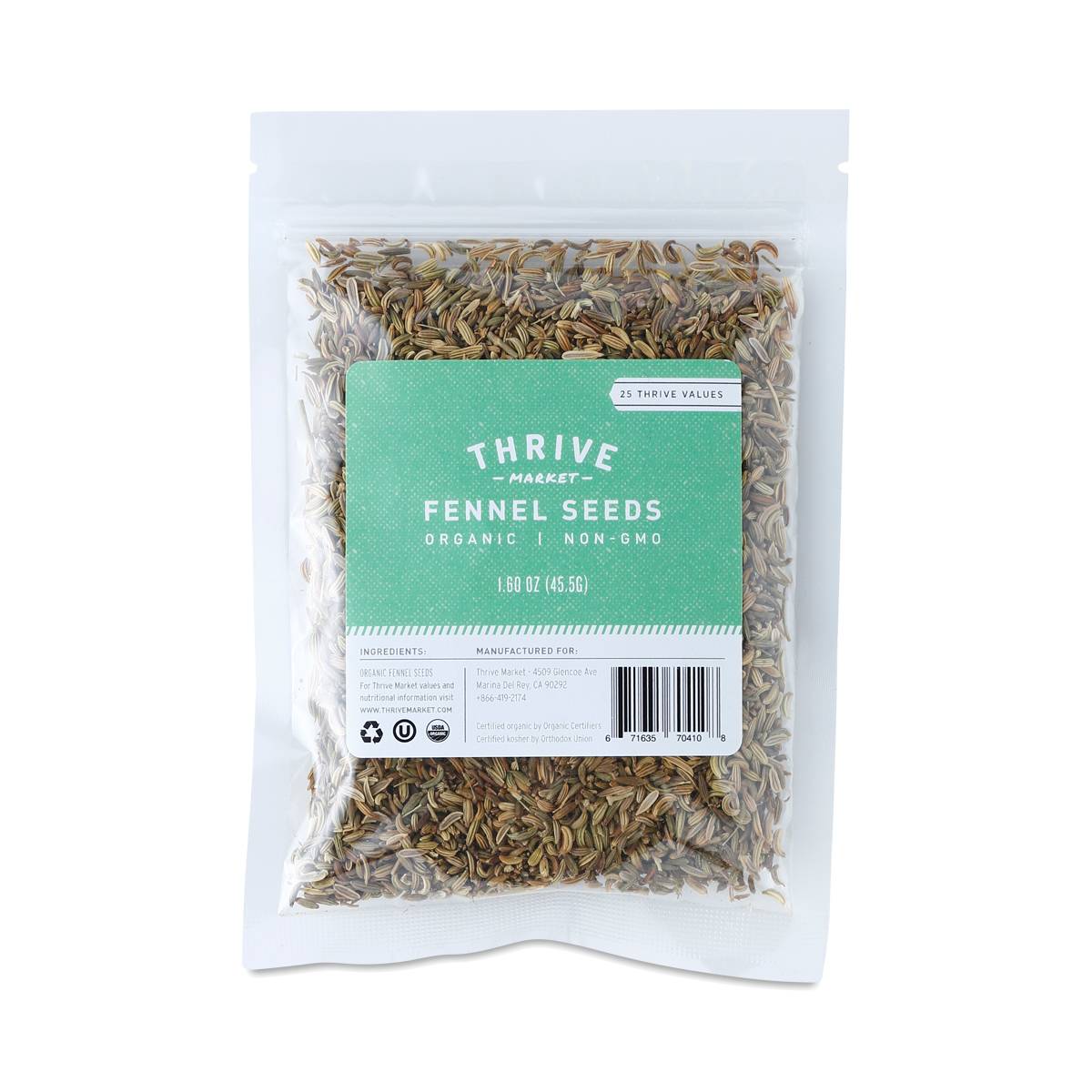 Organic Fennel Seeds