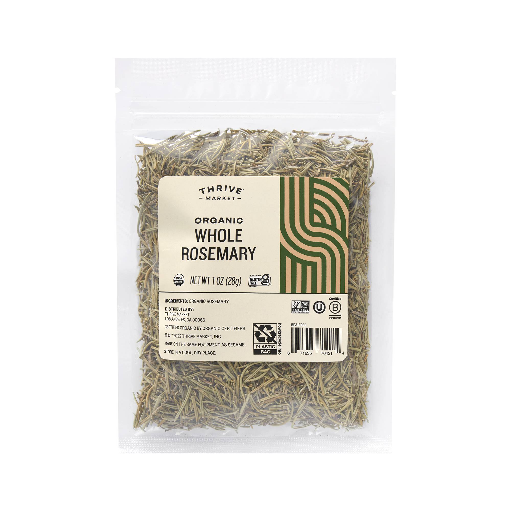 Organic Whole Rosemary