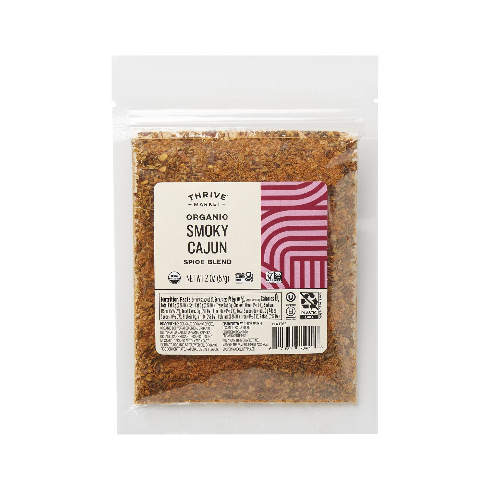 Organic Smoky Cajun Spice Blend