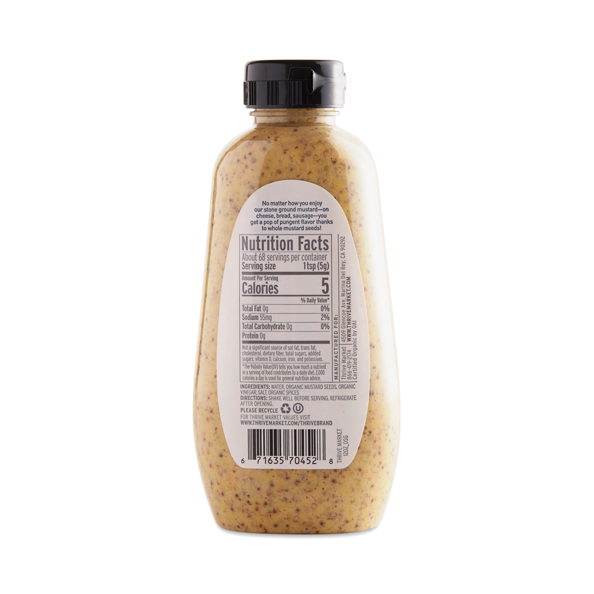Organic Stone Ground Mustard Thrive Market