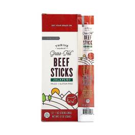 Grass-Fed Beef Sticks, Jalapeno 