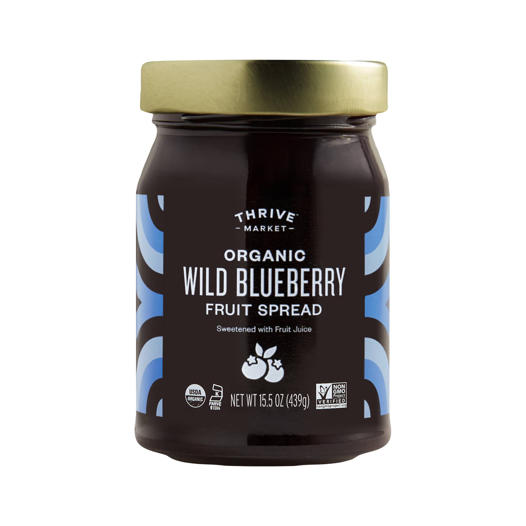 Organic Wild Blueberry Fruit Spread