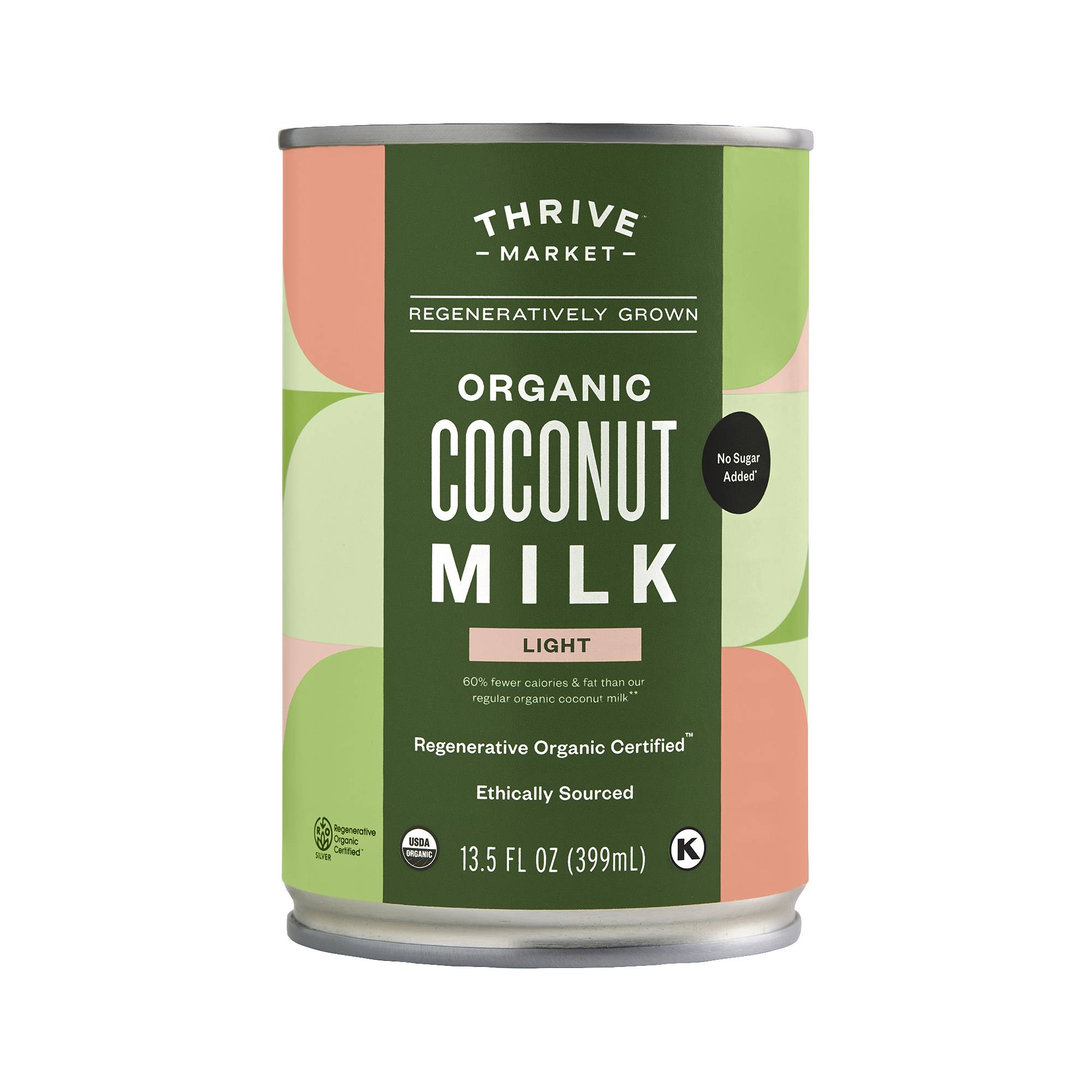 Regeneratively Grown Organic Coconut Milk, Light