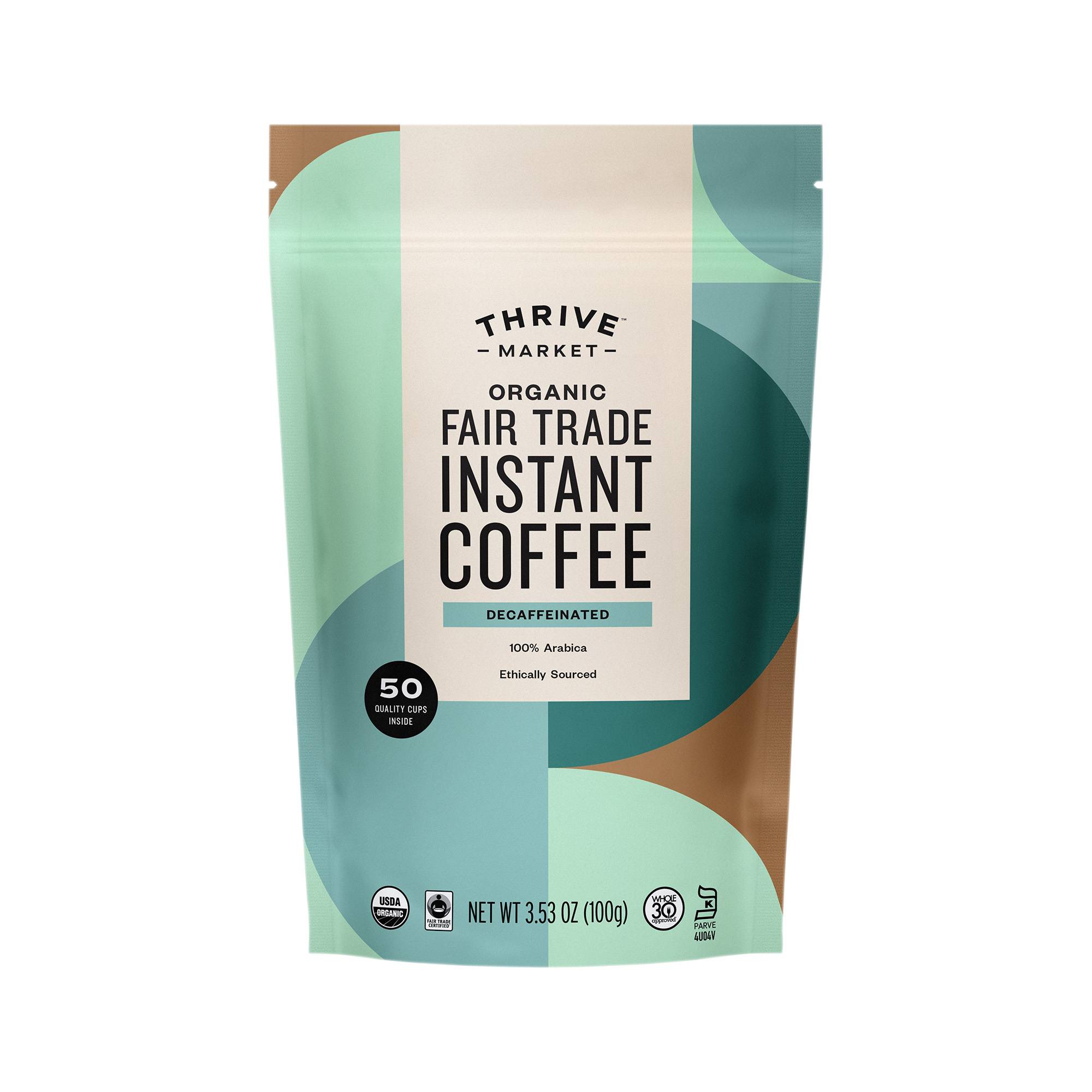 Organic Instant Coffee, Decaf