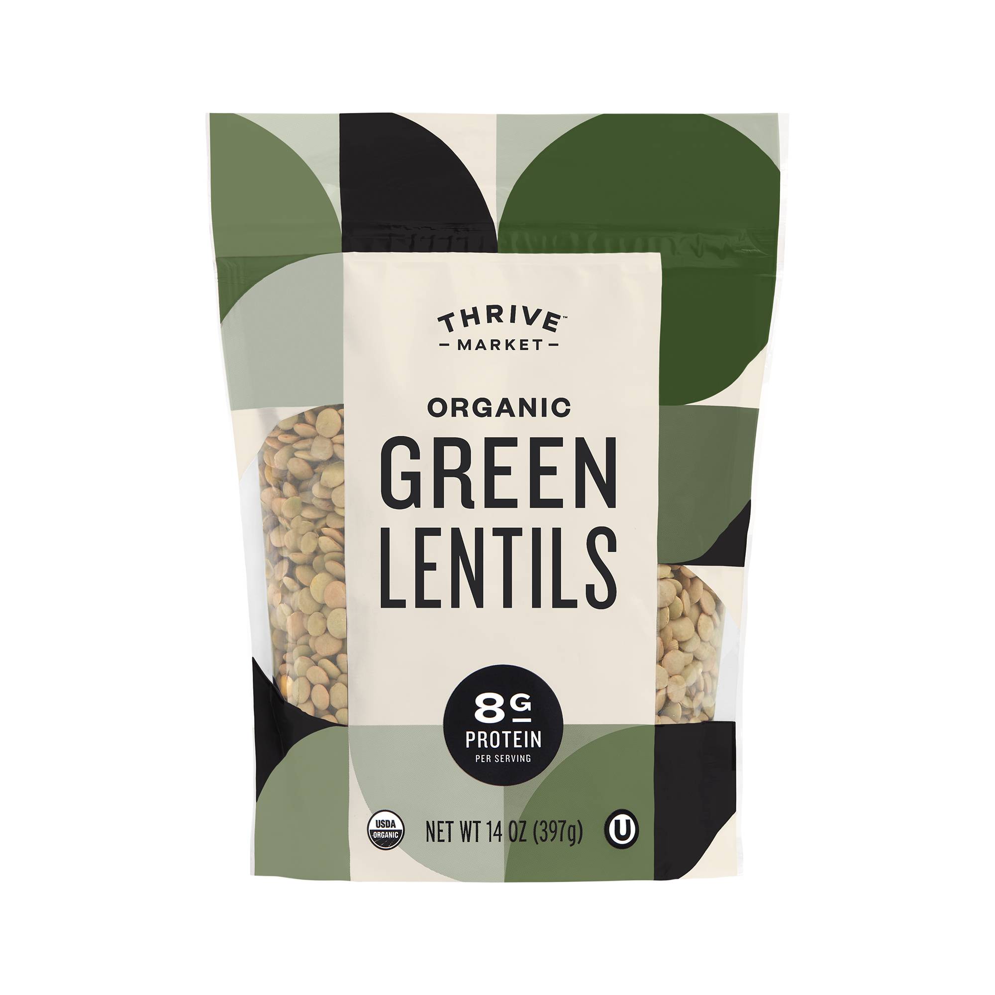 Organic Green Lentils