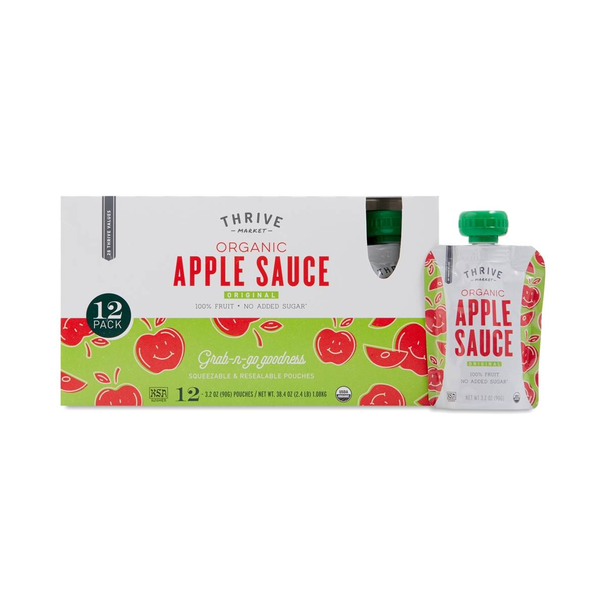 Organic Apple Sauce Pouches Thrive Market