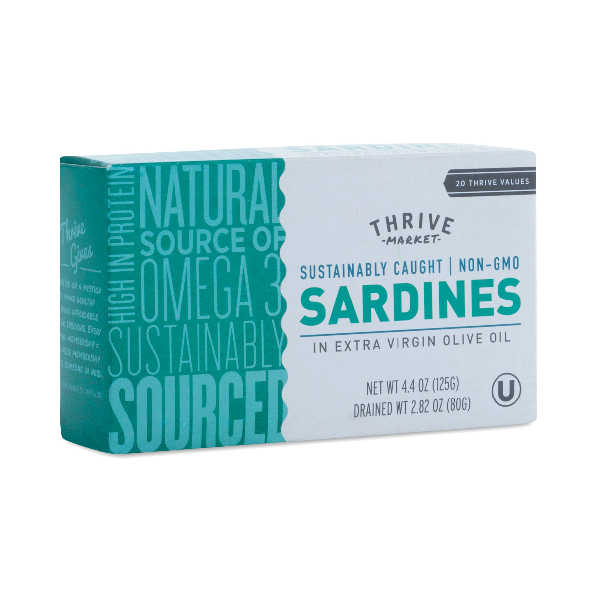 Non-GMO Sardines in Extra Virgin Olive Oil