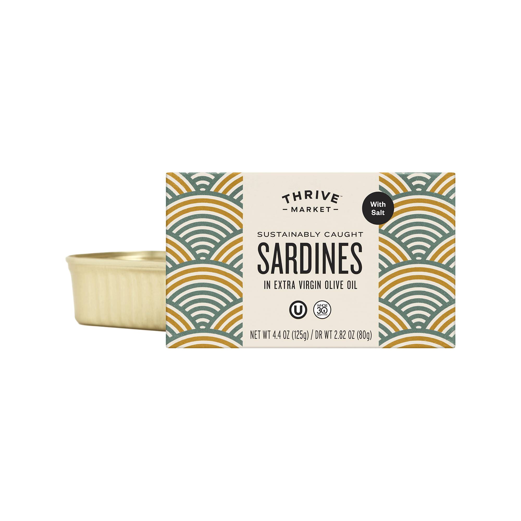 Non-GMO Sardines in EVOO, With Salt