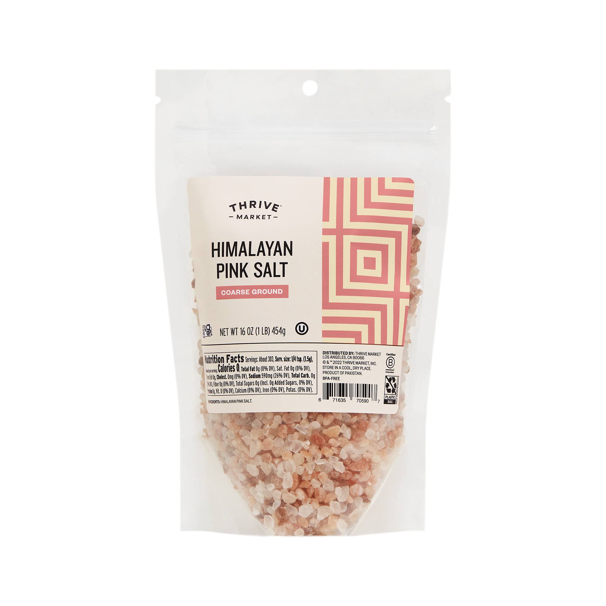 Pink Himalayan Salt, Coarse