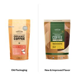 Roasted Hazelnut Coffee, Regeneratively Grown Organic, Ground